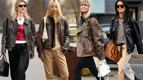 Distressed to Success—Worn-In Leather Jackets Are All the Rage | Vogue