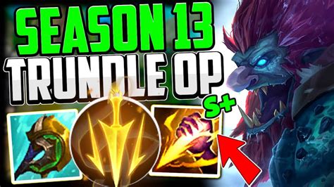 How to Play Trundle Jungle & CARRY LOW ELO + Best Build/Runes | Trundle Season 13 League of ...