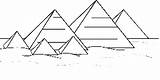 Egyptian Pyramid Coloring Pages sketch template