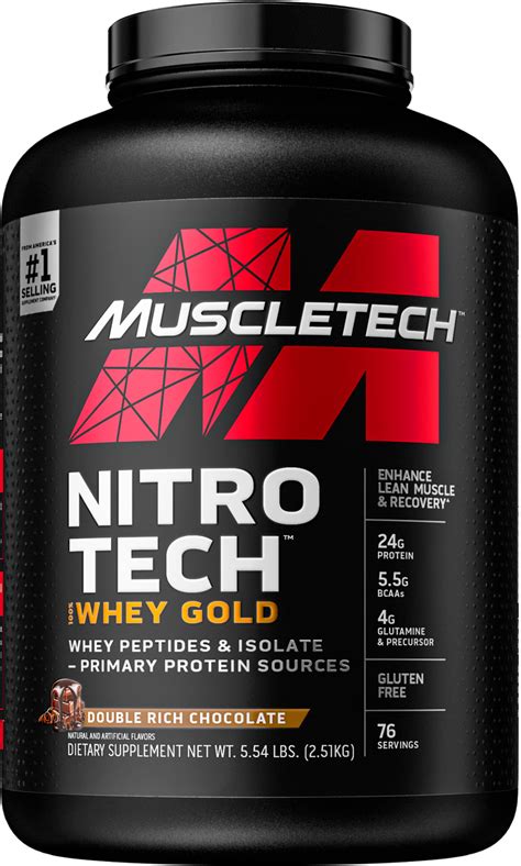 MuscleTech Nitro Tech 100% Whey Gold Protein 5.5 LBS – Vitamin Galaxy