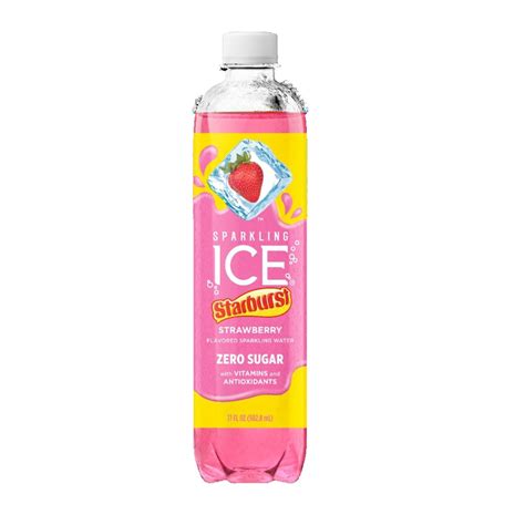 Starburst Sparkling Ice Water - Strawberry, 17 oz. | Rural King