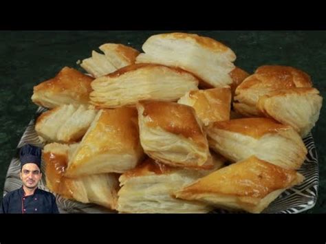 Bakery style Khara Biscuit Recipe|Puff Pastry Dough Recipe|Chef M Afzal|How To make Puff Pastry ...