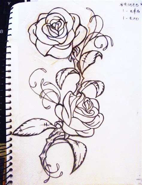 Thinking of something like this for my right arm half sleeve! Love the ROSES! Needs different ...