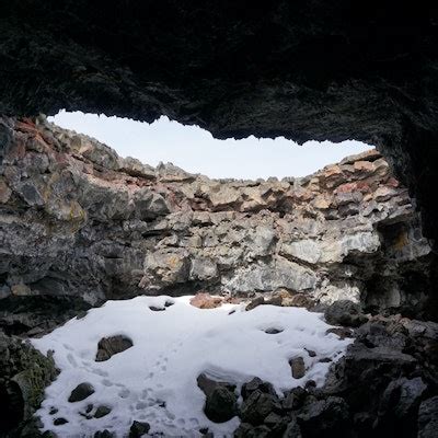 Hike the Craters of the Moon's Lava Tubes, Caves Trailhead