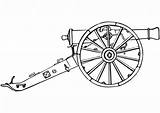 Coloring Cannon Drawing Pages Easy Clipart Flag Draw Rebel Rim Pacific  sketch template