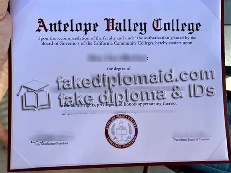 Where can I buy a fake Antelope Valley College diploma?