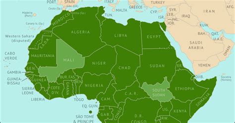 Map: Which Countries are in the African Union? - Political Geography Now