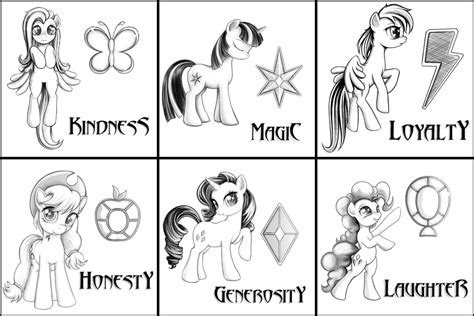 Mane 6 Elements of Harmony by Fifth--Element on DeviantArt