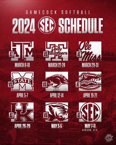 South Carolina Gamecock Football Schedule 2024 - Jada Rhonda