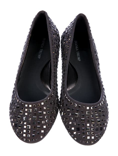 Ivanka Trump Studded Ballet Flats - Shoes - IVT20080 | The RealReal