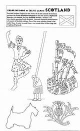 Scotland Colouring Pages  Coloring pages Scottish highland sketch template