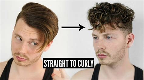 How To Get Curly Hair: A Step-By-Step Tutorial For Men | Cheveux ...