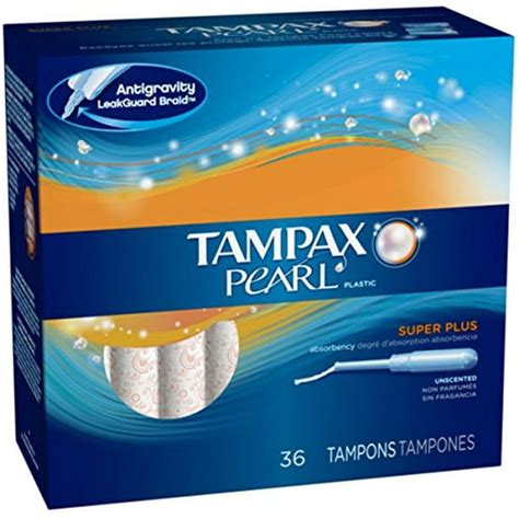 Tampax Pearl Tampons - Super Plus - 36 ct - Walmart.com - Walmart.com