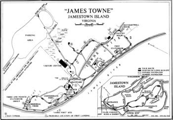 Map of Jamestown Settlement 1607 by Artsy Education Tools and Fun ...