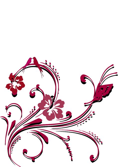 Red Scroll Border Clip Art - ClipArt Best