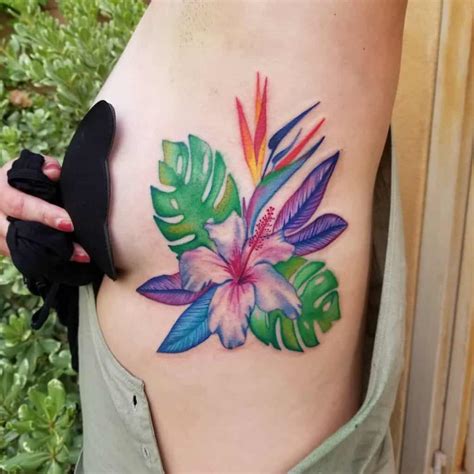 Top 61 Best Hawaiian Flower Tattoo Ideas - [2021 Inspiration Guide]