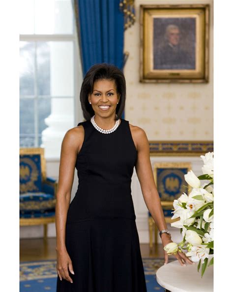 Michelle Obama First Lady Official Portrait 2009 - Reading The Pictures