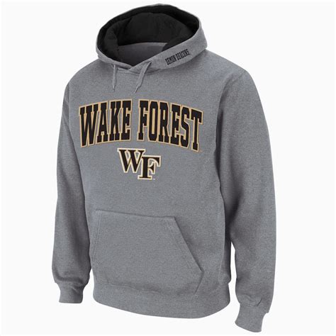 Stadium Athletic Wake Forest Demon Deacons Gray Arch & Logo Pullover Hoodie