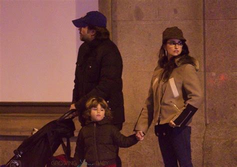 Javier Bardem and Penelope Cruz out in Madrid with kids Leo and Luna ...