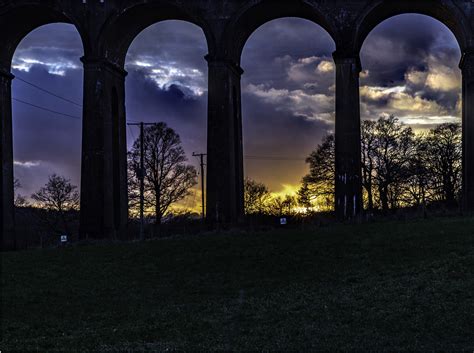 Sunset at Ouse Valley Viaduct | The Ouse Valley Viaduct (or … | Flickr