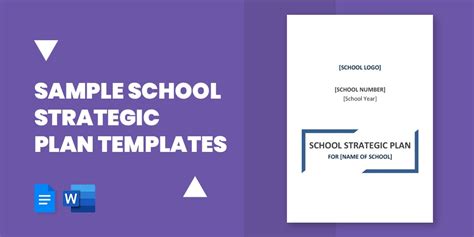 11+ Sample School Strategic Plan Templates in MS Word | PDF | Pages | Google Docs | Free ...