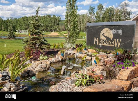 Miskanaw Golf Club at MacDonald Island Park in Fort McMurray, Alberta Canada Stock Photo - Alamy