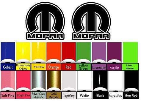 Mopar Car and Truck Decals and Stickers for sale | eBay