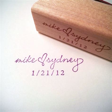 Personalized Wedding Stamp