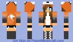 fox girl Minecraft Skin