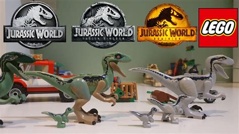 LEGO Jurassic World Dominion Blue & Beta Velociraptor Capture 76946 Dinosaur - sabaojua.com.br