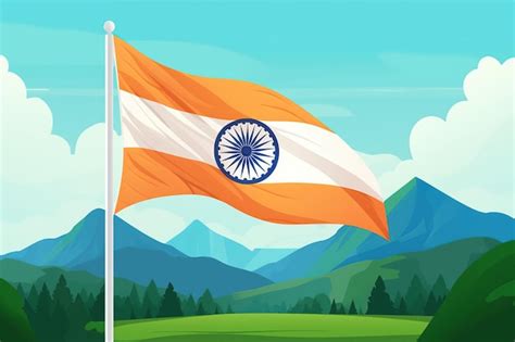 Premium AI Image | Beautiful Indian flag India celebrates Website banner and greeting card ...