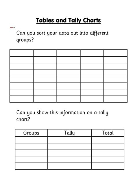 worksheet. Tally Chart Worksheets. Grass Fedjp Worksheet Study Site