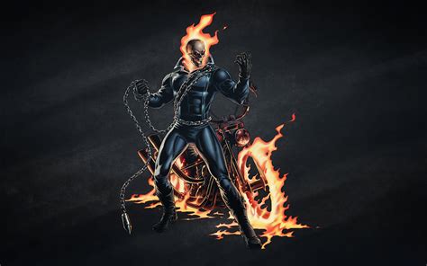 Ghost Rider 4k Arts Wallpaper,HD Superheroes Wallpapers,4k Wallpapers ...