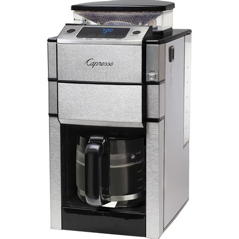 Capresso CoffeeTEAM PRO Coffee Maker / Burr Grinder Combo - 12-cup, glass carafe