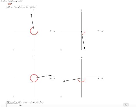 Solved Consider the following angle. -170° (a) Draw the | Chegg.com