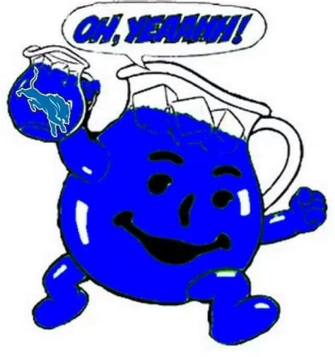 Detroit Lions Kool Aid | Detroit lions, Detroit lions football, Lions ...