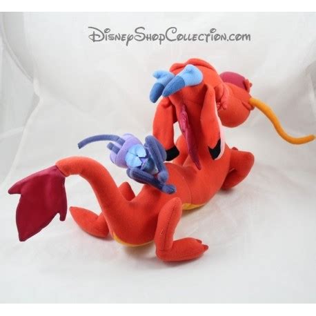 Plush dragon Mushu DISNEY MATTEL Mulan with cry - Kee red cricket...