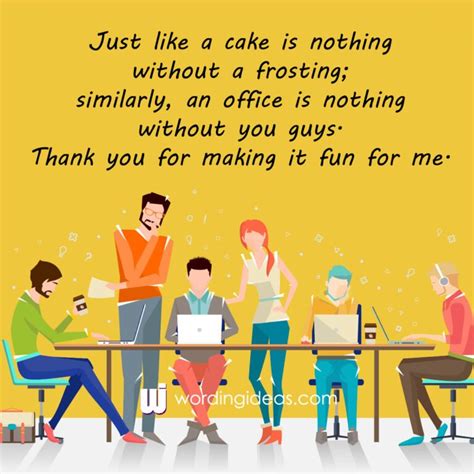 20+ Thank You Messages For Colleagues At Work » Wording Ideas