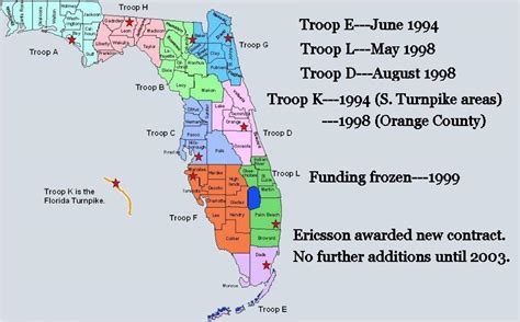 Florida Highway Patrol Map - Cathie Annabella