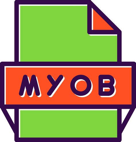 Myob File Format Icon 15830900 Vector Art at Vecteezy