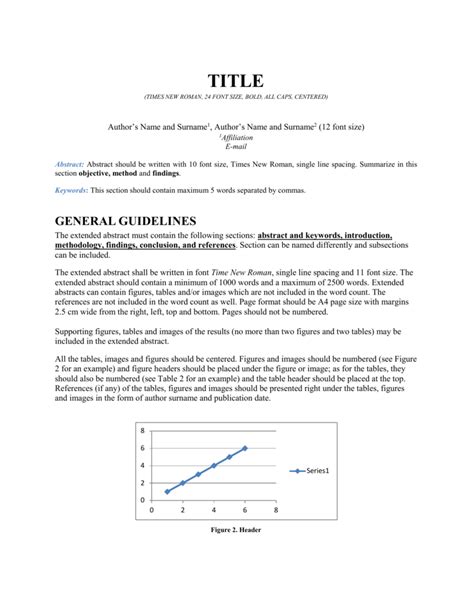 Abstract Keywords Sample : Sample Extended Abstract 8th International Strategic / The abstract ...