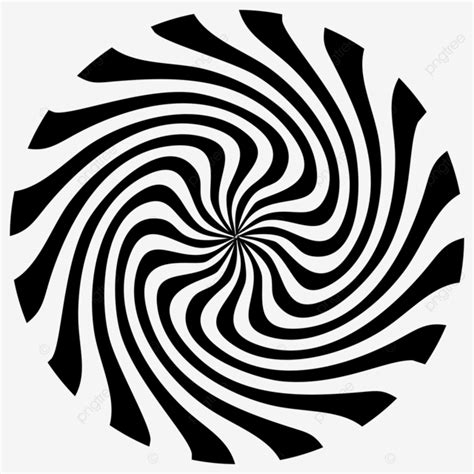 Dizzy Round Optical Abstract Illusion Transparant Vector Art, Dizzy ...