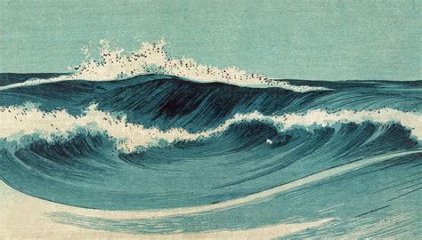 Japanese Waves Painting Free Stock Photo - Public Domain Pictures