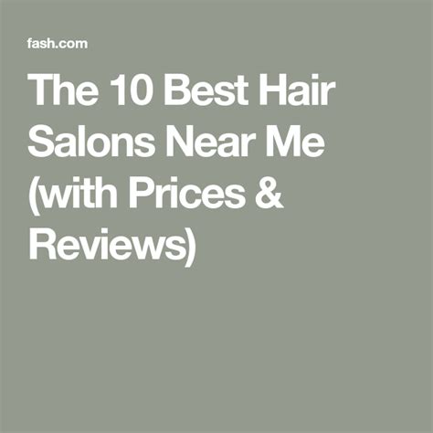 The 10 Best Hair Salons Near Me (with Prices & Reviews) | Cool hairstyles, Hair salon, Best hair ...