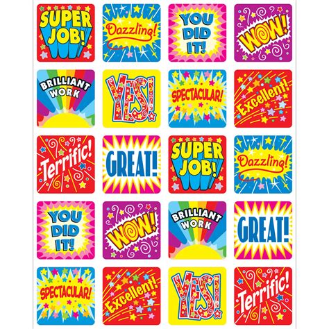 Positive Words Motivational Stickers