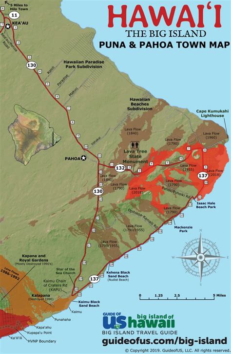 Hawaii Volcanoes Park - Where is the lava located?