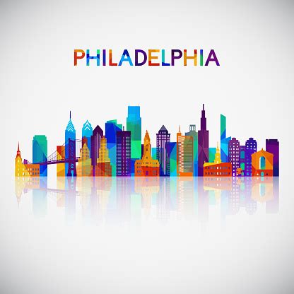 Philadelphia Silhouette Skyline Vector Download