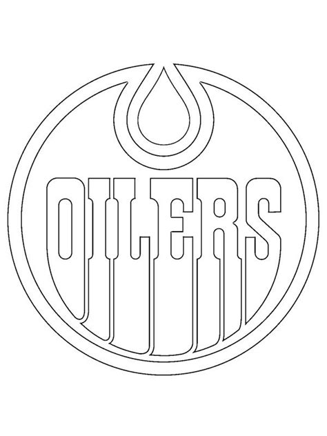 Edmonton Oilers Colouring page Colouring Sheets, Colouring Pages, Diy ...