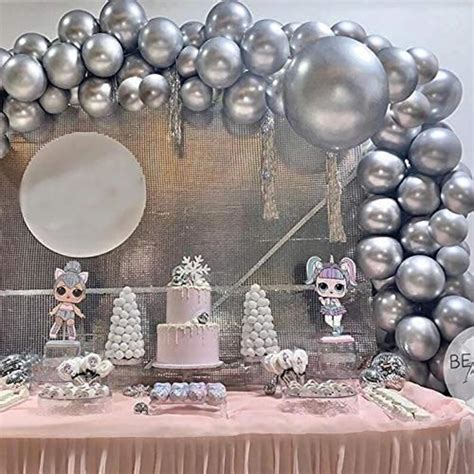 Metallic Silver Balloons Chrome Balloons Silver Balloons - Etsy