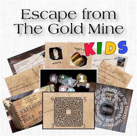 Escape Game DIY Escape Room Printable Game Kit for Kids the - Etsy